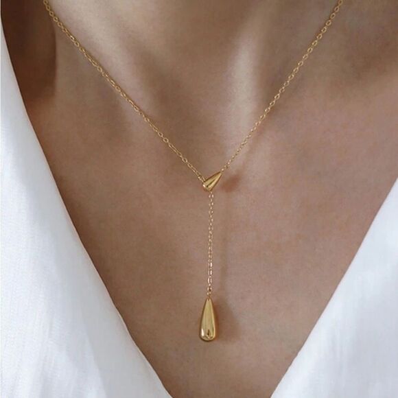 Chain drop necklace M1068 - Picture 1 of 4